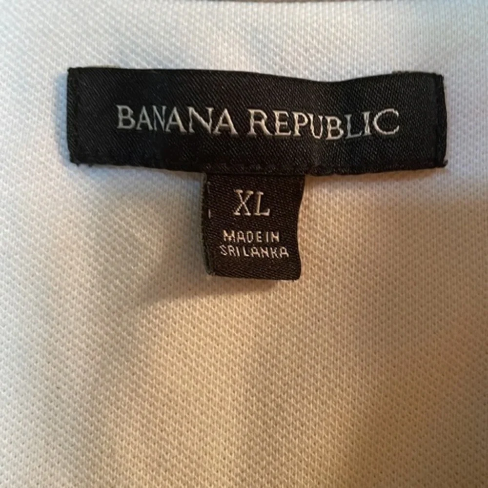 Banana Republic Men’s Cotton Polo‎ Shirt Yellow Size XL Preppy Casual